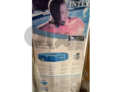 Intex Metal Frame Pool 3.66m x 76cm – Brand New Sealed

مسبح إنتكس معدني 3.66م × 76سم جديد ومغلف