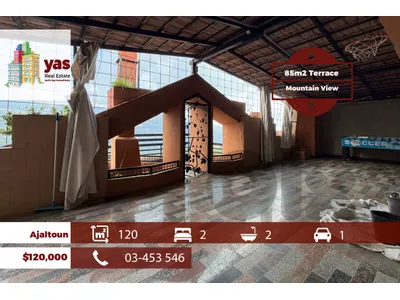 Ajaltoun 120m2 | 85m2 Terrace | Prime Location | Catch | EL