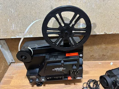 vintage camera and projector
