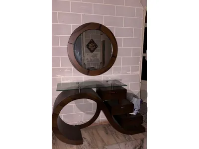 كونسول مودرن خشب مع مراية 180$