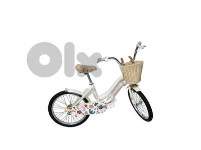 20-inch Girls' Vintage Bicycle with Front Basket - دراجة بنات فينتاج