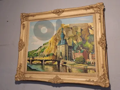 european oil painting on canvas