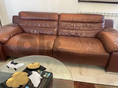 violino leather sofa