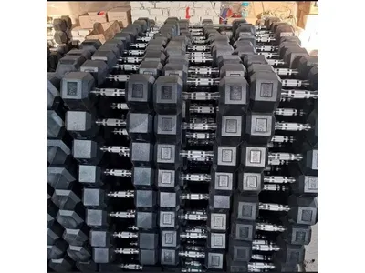 Hex Rubber Dumbbells – Full Set Available
