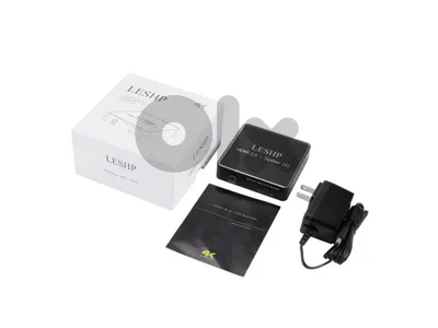 Leshp Hdmi 2.0 1X2 Splitter Supports Full Hd 4X2K 3D