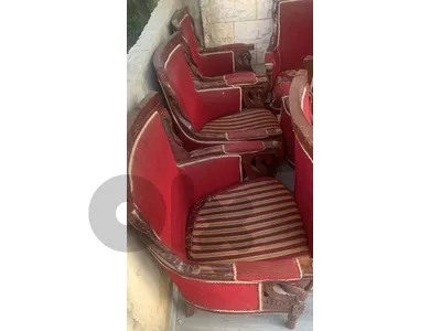 صالون عتيق ٢ كبار و٤ صغار