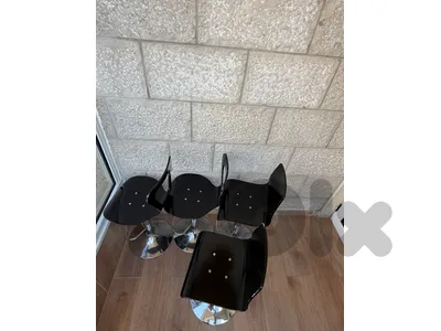 Modern  Adjustable Bar Stools Set – 4 Pieces
