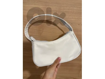 white handbag