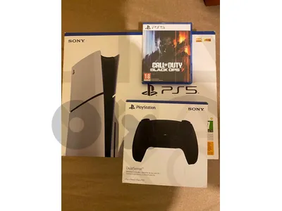 ps5 slim disc europe 2 original controller and bo7
