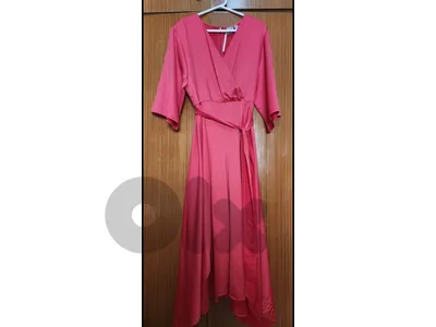 Kimono Coral satin  jumpsuit 40 M/L
