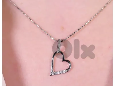 Sweetheart Drops Pendant - Silver Sterling 925.