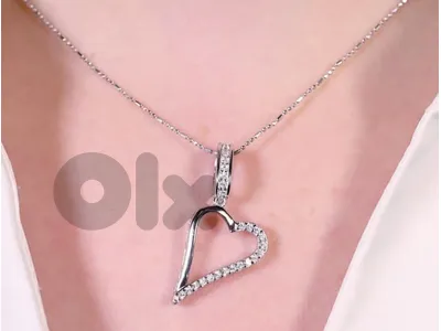 Sweetheart Drops Pendant - Silver Sterling 925.