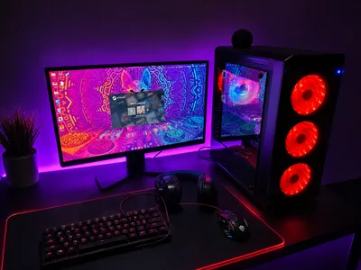 PC Gaming - Core i5 جيل ١١ - VGA 1080 8GB - تبريد مميز مع شاشة RGB PC Gaming - Core i5 جيل ١١ - VGA 1080 8GB - تبريد مميز مع شاشة RGB