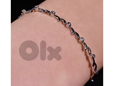 Wavy Bracelet - Sterling Silver 925.