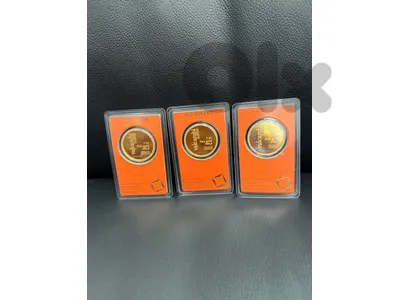 Three Valcambi Circle Rare Limited Ounses 31,1 Gr