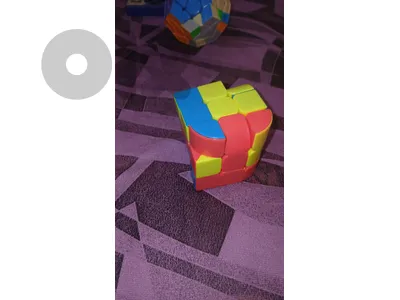 Penrose Cube curved 3×3