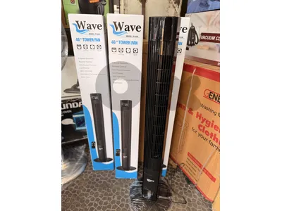 Wave electric tower fan
