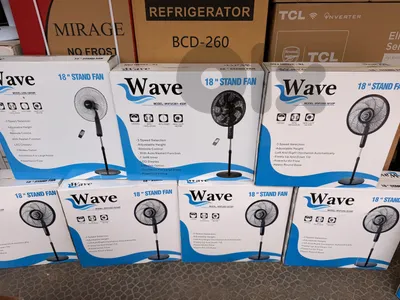 Wave Electric stand Fans, available in 3 models