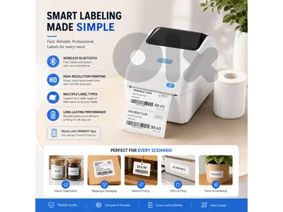 niimbot thermal printer for labels usb bluetooth