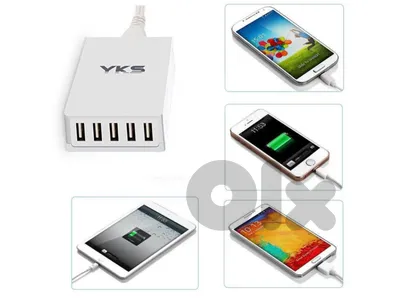 YKS 5 USB charging port station, full.speed charging 40W