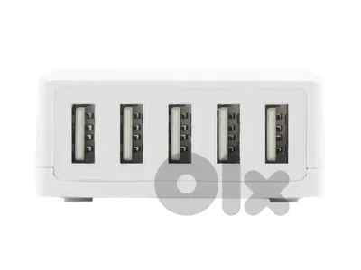 YKS USB charging station, full.speed charging. 5 USB WALL CHARGING PORT. 40W
