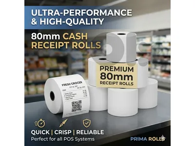 80mm thermal rolls receipts for pos and restaurants