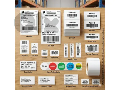 thermal labels for printing retail supermarket and stores