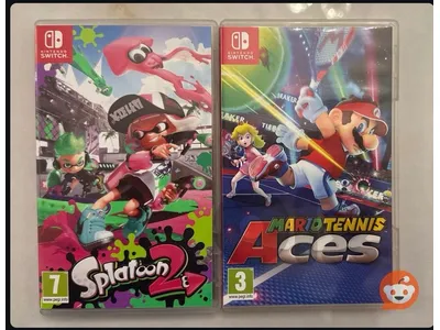 SPLATOON 2 AND MARIO TENNIS ACES 30$ EACH