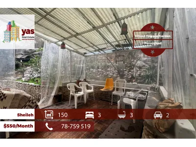 Sheileh 150m2 | 100m2 Terrace/Garden | Furnished | Prime Location | KS Sheileh 150m2 | 100m2 Terrace/Garden | Furnished | Prime Location | KS