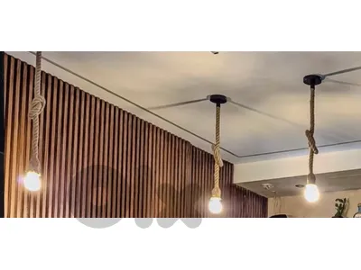 The Industrial Hemp Rope Pendant Light