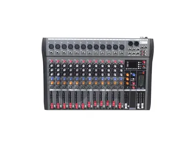 analog audio mixing console