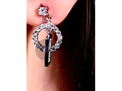 Geometric Earrings - Sterling Silver 925.