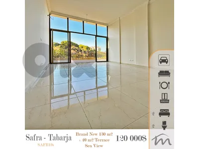 Safra - Tabarja | Brand New 130m² + 40m² Terrace | Minute to HIghway