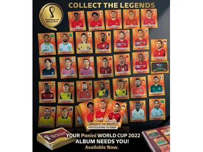 Panini World cup 2022 stickers - 37 stickers dor 15 $