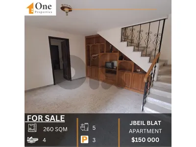 DUPLEX APARTMENT FOR SALE IN BLAT JBEIL
