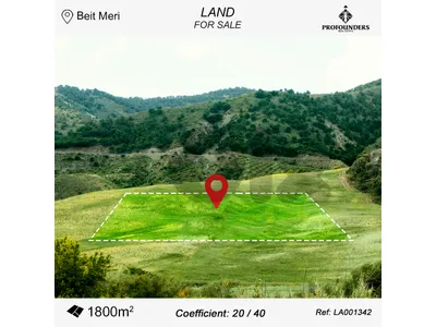 Land for sale in Beit Meri ارض للبيع في بيت مري