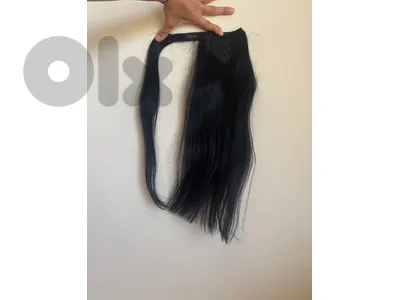 woman hair extension