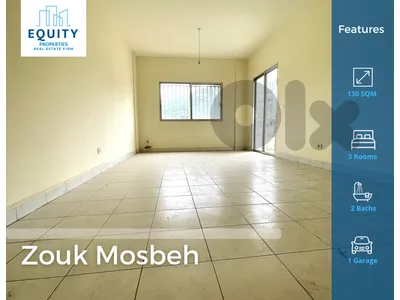 130 SQM Apartment For Rent In Zouk Mosbeh شقة للإيجار #RK40225