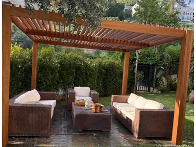 7-Seater Rattan Outdoor Furniture Set with New Cushion Covers