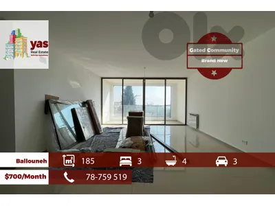 Ballouneh 185m2 | Brand New | Rent | Prime Location | KS