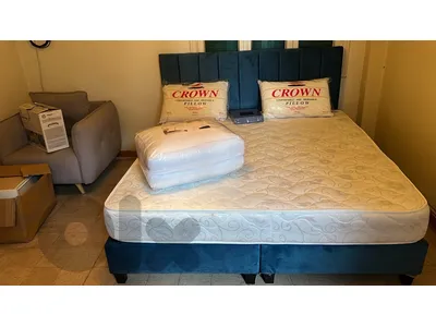 bed with mattress like brand new