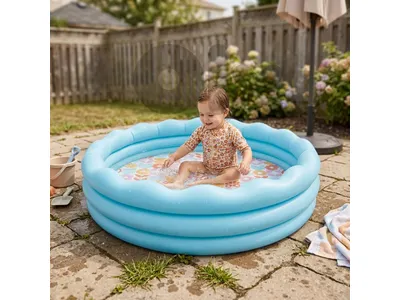 Intex Retro Bloom Inflatable Kiddie Pool 168 x 168 x 46 CM -مسبح أطفال