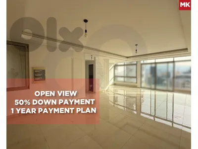 Open panoramic view,50% Down payment, Achrafieh-BEIRUT/الأشرفية REF#MK136485