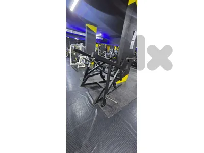 Plate-Loaded T-Bar Row Machine