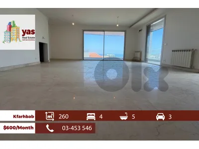 Kfarhbab 260m2 | High End | Panoramic View | Modern Design | EH