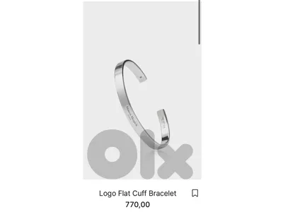 maison margeila logo cuff bracelet