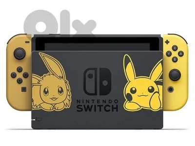 Limited Edition Super Rare Nintendo Switch 1 Let’s go Pikachu Edition with screen protector already applied 250 USD