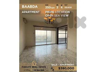 Apartment for sale in Baabda AA409 شقة للبيع في بعبدا
