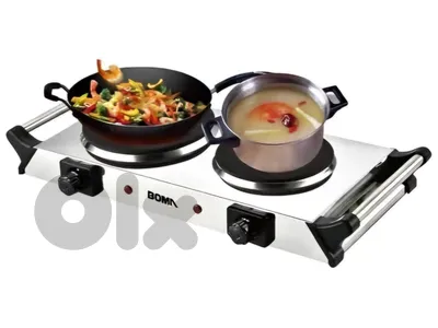electric stove double burner stainless سخانة كهرباء