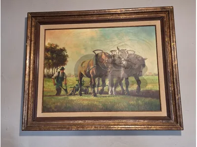 european oil painting on canvas